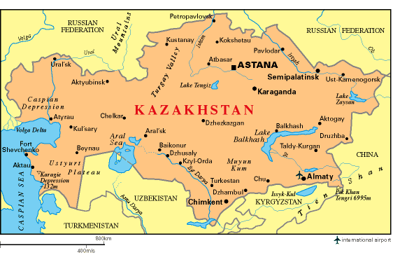 [Karta Kazahstana]
